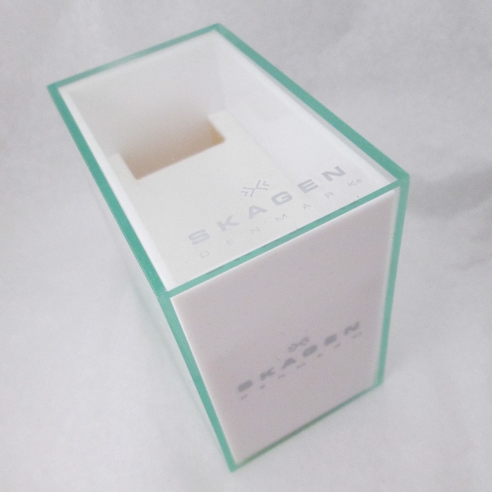 Skagen empty watch storage box 3.5" X 3.5" X 2"